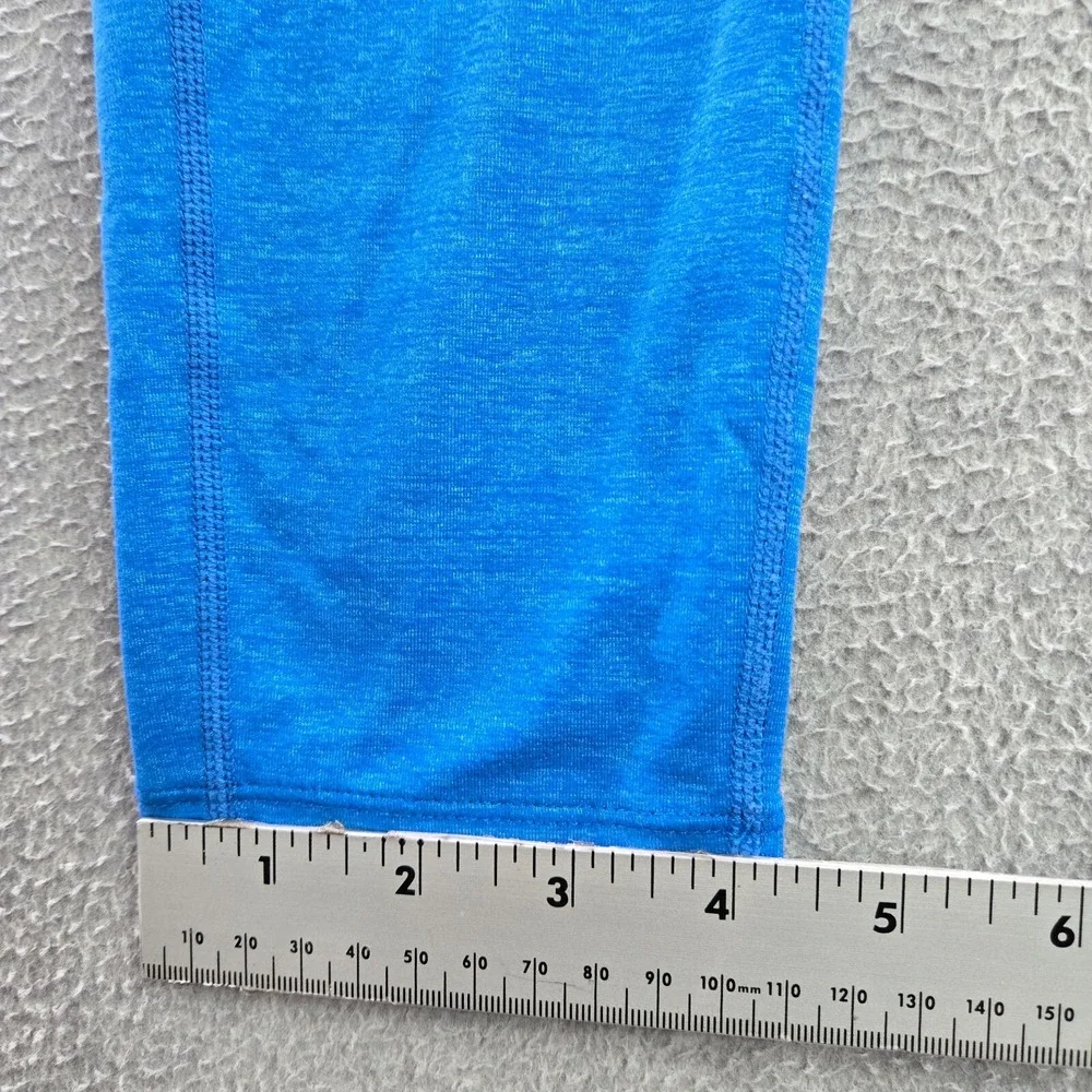 Athleta Women Activewear Pants Medium Blue Leggings Mid Rise 26‎ in Inseam